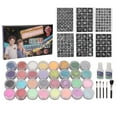 thumbnail image 2 of Kit de Purpurina Para Pintura Corporal Y Facial ANGGREK 6 Plantillas De Viscosidad, 2 of 7