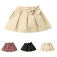 thumbnail image 4 of Tejiojio Girls' Solid Color Casual Pleated Skirt Fashion Multipurpose Pleated Skirt,Baby and Toddler New Arrivals, 4 of 4