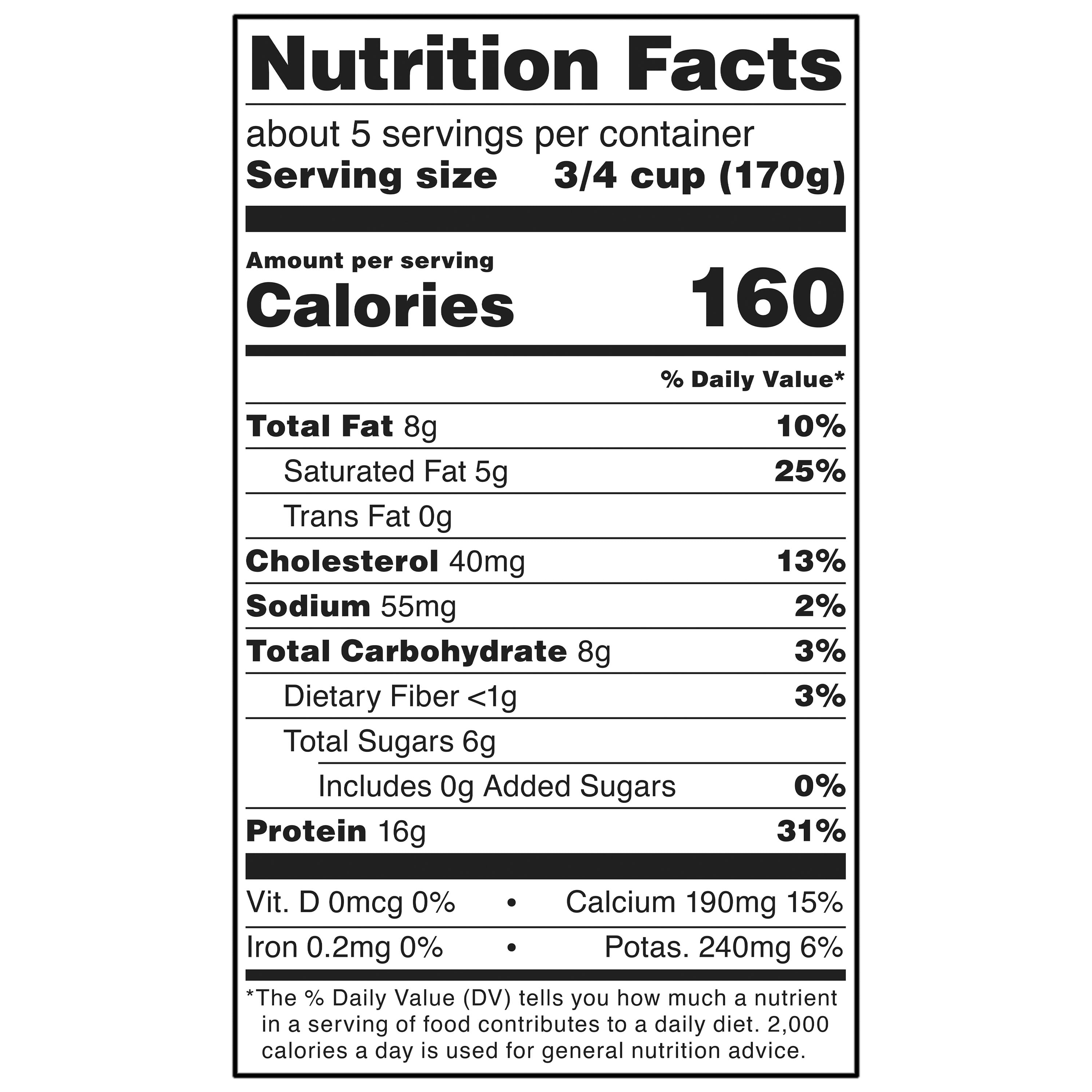 bettergoods Plain Whole Milk Greek Yogurt, 32 oz Tub