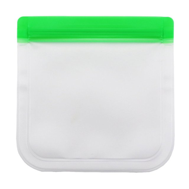 CSChome Fresh-keeping Bag Reusable Transparent Food Storage Container Leakproof Double Zipper Sandwich Bag