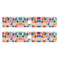 thumbnail image 7 of Yayeee Faucet Mat for Kitchen Sink 30" Diatomite Long Splash Guard Pad, Watercolor Circles, 2 Pack, 7 of 7