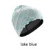 thumbnail image 2 of Jumpingount Gorro de natación de cuero de encaje impermeable para mujeres y hombres, gorro de nadador portátil cómodo, casco de natación, Protector de Sombreros lago azul Jumpingount AP013962-04, 2 of 6