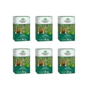 Organic India Tulsi Tea Original, Non-GMO, and Fair Trade, 18-Count Teabags Pack of 6