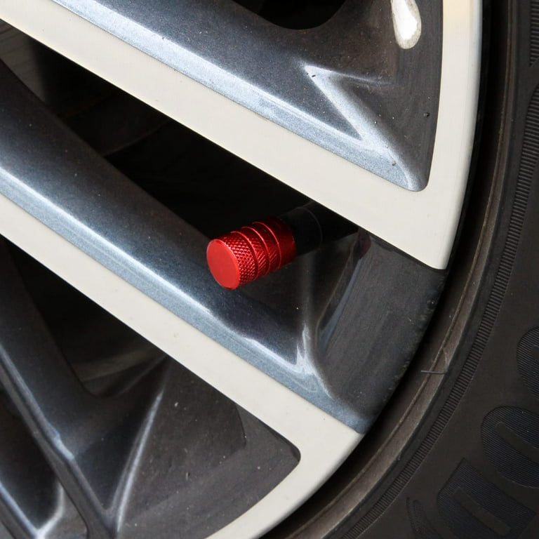 Certified Plastic Tire Valve Stem Caps, 4-pcs