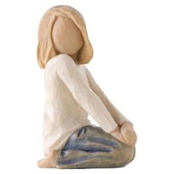 Willow Tree Joyful Child Little Girl Figurine Susan Lordi 26223 Roses in Garden