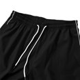 thumbnail image 4 of THNCYX Men's Wide Leg Track Pants With Side Stripe Elastic Waistband And Long Drawstring Loose Fit Athletic Pant S-2XL, 4 of 4
