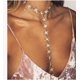thumbnail image 3 of Collar de estrellas brillantes para mujer joven, lindo collar de eslabones romántico, collar de pentagrama, nueva joyería de moda, 3 of 5