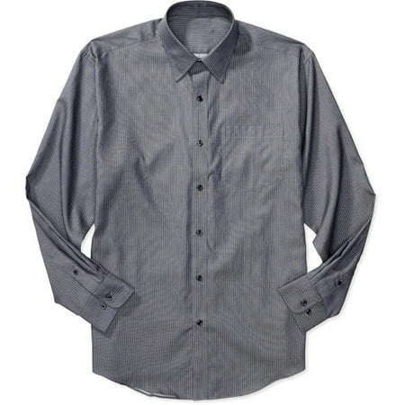 George - Big Men's Stripe Premium Dress Shirt