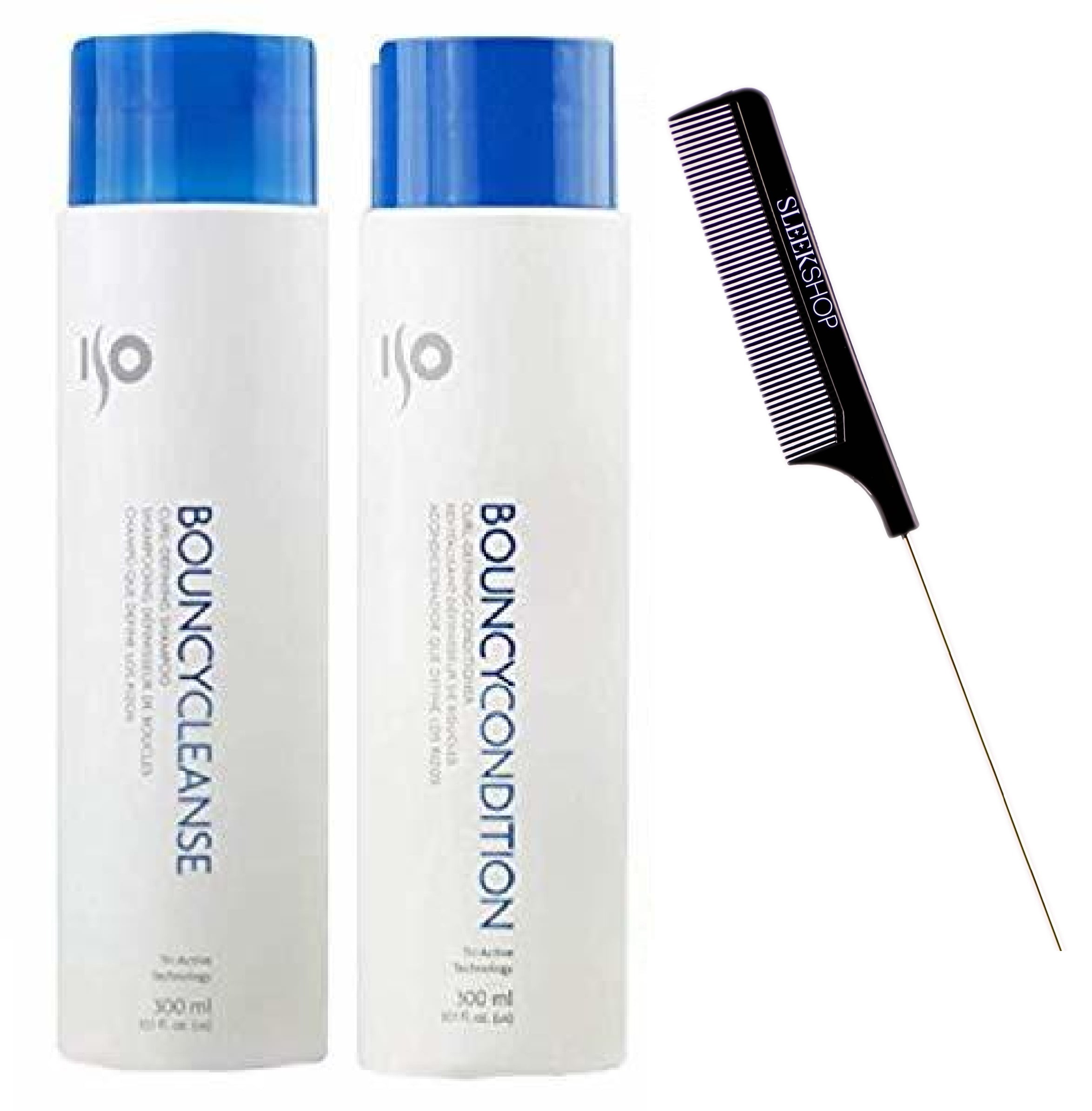 ISO BOUNCY Cleanse & Condition, CurlDefining Shampoo & Conditioner DUO