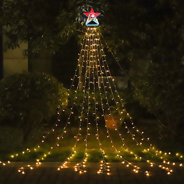 Luces de Pentagrama onlyliua Luces Led Navideñas Decoración Luces de Farol