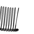 thumbnail image 6 of Vocoste 2 Pcs No Slip Hair Side Combs Accessories Metal Black 1.97"x1.57", 6 of 6