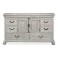 thumbnail image 6 of Magnussen Home Bronwyn Alabaster Drawer Dresser With Shaped Mirror, 6 of 7