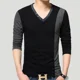 thumbnail image 2 of Sudadera con cuello en V de algodón 100%, tendencias de moda 2024, camisetas para hombre, diseñador de lujo coreano de primavera, venta de Harajuku, nuevos jerseys para hombre, 2 of 5