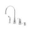 Pfister Treviso High Arc Kitchen Faucet with Sidespray, Available in Various Colors