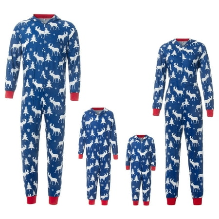 

Family Christmas Pyjamas Set Matching Pajamas PJs Set for Men Women Kids Elk Print Sleepwear Nightwear
