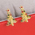 thumbnail image 2 of Pendientes de Navidad de dibujos animados de moda para mujer Pendientes de campana de Santa Wmkox8yi sjalhkljlk4519, 2 of 3