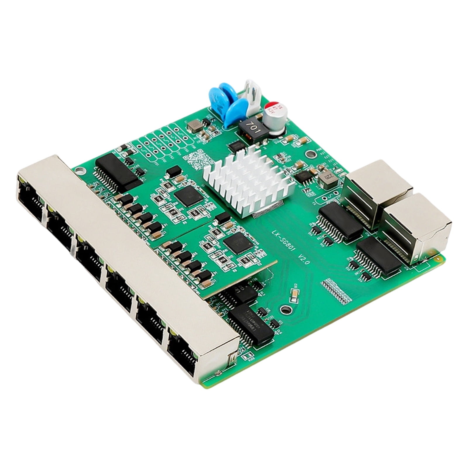 1000M RJ45 8 Port Gigabit Ethernet Networking Switches Supports 10/100/1000Mbps And 48V POEs Power