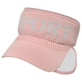thumbnail image 2 of Open Top Sports Sun Visor, Adjustable Brim UV Protection Visor for Running, Hiking, Outdoor Activities, Men and Women's Summer Sports Hat-Pink, 2 of 6