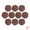 Brown, variant on Unique Bargains 10Pcs Rattan Balls for Lights Wicker Spheres Orbs Pink 2"x2"x2"