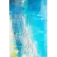 thumbnail image 2 of "Aqua Beach" Painting Print on Wrapped Canvas, 2 of 7
