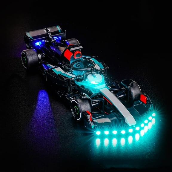 ‌LED Light Compatible with Legos 77244 Building Set, LED Light Kit for Legos 77244 F1 W15 racing car Building Toy, Only Decoration Lights, No Building Model Kit