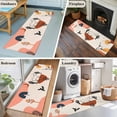 thumbnail image 5 of Western Boho 2'x6' Runner Rugs for Hallway Kitchen Bedside Non Slip Washable, Modern Abstract Horse Cactus Plant Offwhite Entryway Rug Runners with Rubber Backing, Long Carpet Runner for Laundry Room, 5 of 8