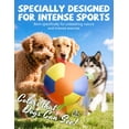 thumbnail image 4 of Calming Jumbo Ball For Dogs, Herding Ball For Dogs, Giant Inflatable Ball, Durable Tear-Resistant Big Ball With Handle Cover & Pump For Exercise Dogs Training & Backyard Play (Orange, 21.65''), 4 of 7