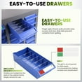 thumbnail image 5 of 100 Drawers Parts Storage Cabinet, Hardware Tool Cabinet with Dividers and Labels, Tool Storage Cabinet with Plastic Drawers, Nut and Bolt Organizer for Garage Workshop Organization, 5 of 7