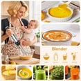 thumbnail image 5 of MULISOFT Immersion Blender Handheld, 1100W 5-in-1 Hand Blender with Variable Speed Design for Baby Food, Soup, Smoothies & Baking, Easy to Clean, 5 of 10