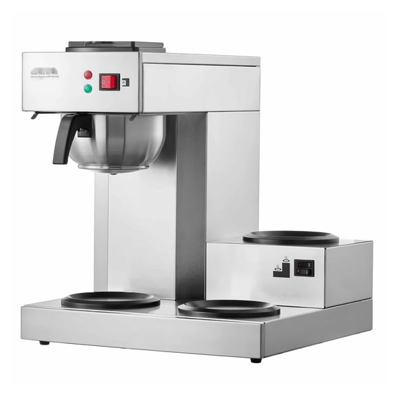 Commercial Coffee Maker 12 Cup, Drip Coffee Machine with 3 Carafes