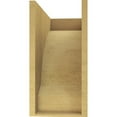 thumbnail image 4 of 10"W x 20"D x 20"H Classic Moab Rough Cedar Woodgrain TimberThane Corbel, Primed Tan, 4 of 6