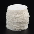 thumbnail image 2 of 100ms Iron Twisted Chains Curb Chains Unwelded with Spool Silver color 5x3.5x0.8mm about 328.08 Feet(100m)/roll, 2 of 2