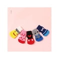 thumbnail image 4 of 4pcs/Pack Plush & Cute Patterned Pet Socks With Anti-Slip Sole, 4 of 4