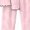 Pink, variant on Miqool 2 Piece Pajama Set for Women Long Sleeve Cold Shoulder V Neck Shirts and Straight Leg Pants Nightwear Loungewear Sets