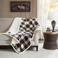 thumbnail image 3 of Woolrich Ridley Oversized Heated Throw with Auto Shutoff, 60X70 Inches, Black, 3 of 8