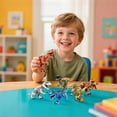 thumbnail image 3 of Fddxhl Dinosaur Toys Clearance, 16 Pieces Dinosaur Building Blocks Set for Kids Ages 4-8, B, 3 of 9