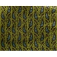 thumbnail image 4 of oneOone Georgette Viscose Fabric Leaves & Paisley Block Print Fabric By Yard 42 Inch Wide, 4 of 4