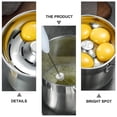 thumbnail image 4 of Separador de huevos de acero inoxidable, filtro de claras y yemas, divisor de huevos, cubo para dividir huevos, 4 of 8