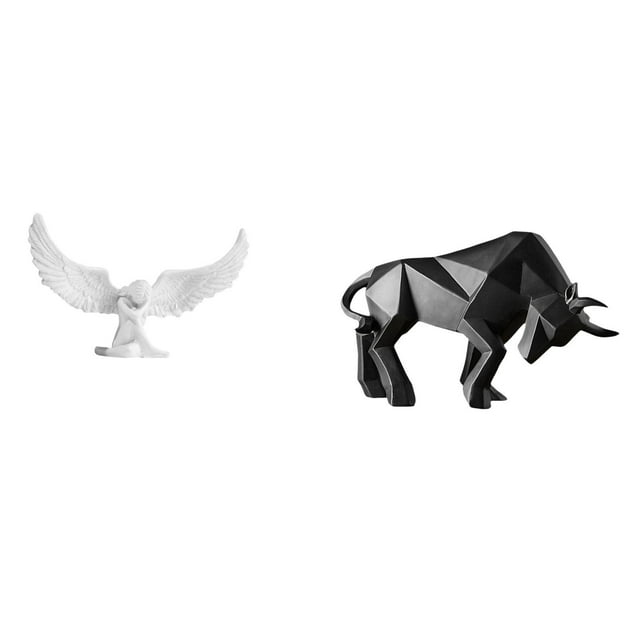 Escultura de resina de toro, adorno para oficina, inauguración de la casa, estantería, pasillo, entrada, mesa, escritorio, estante, decoración.