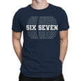 thumbnail image 2 of Six Seven Bold Typography Design Men's T-shirt, 2 of 3