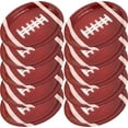 thumbnail image 2 of Worgeous 50 Pcs Football Oval Paper Plate Sport Rugby Platters Boy Birthday Theme Party Dish Tray For Bbq Gathering Picnic Carnival Dinner Party Tableware, 2 of 8