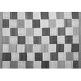 thumbnail image 1 of Ahgly Company Indoor Rectangle Checkered Gray Modern Area Rugs, 6' x 9', 1 of 1