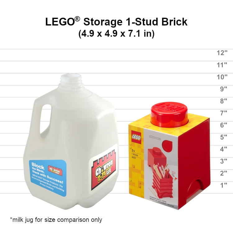 LEGO Storage Brick Toy Box,  Bright Yellow