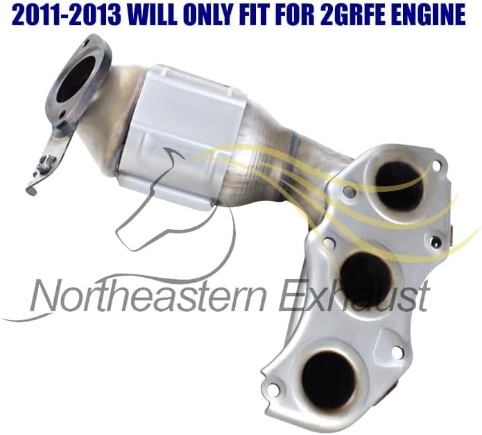 Northeastern Exhaust Stainless Steel Pair of Manifold Catalytic Fits 2007-2009 Lexus RX350 3.5L & 2008-2013 Toyota Highlander 3.5L – EPA-Approved