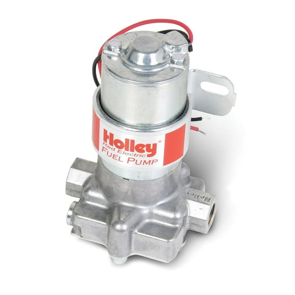 Holley Pompe à Carburant Performance Électrique 12-801-1 7 PSI Pression Maximale; Sans Régulateur; Entrée / Sortie NPT 3/8 Pouces; 12 Volts; Rotor / Girouette