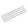 thumbnail image 1 of Unique Bargains Fully Threaded Rod M4 x 140mm 0.7mm Thread Pitch 304 Stainless Steel Right Hand Threaded Rods Bar Studs 4 Pack, 1 of 4