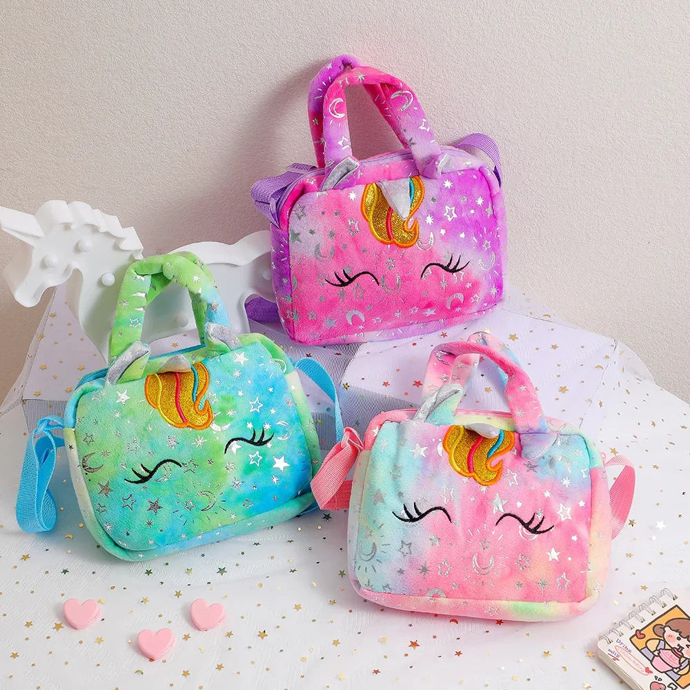 Sweet Unicorn Handbags For Girls Lovely Kids Crossbody Bag Children Gift  Little Girl Small Purse