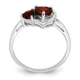thumbnail image 2 of Solid 14k White Gold Gemstone Ring Band with CZ Cubic Zirconia Size 6.5 (Width = 2mm ), 2 of 4