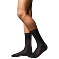 thumbnail image 2 of Men's Falke 14661 No. 4 Pure Silk Gentlemen Sock (Black S/M), 2 of 2