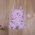 thumbnail image 2 of Toddler Kid Jumpsuit Pants Clothes Toddler Kids Baby Girls Sleeveless Ruffled Floral Print Romper Jumpsuit Clothes Summer Jumpsuit For Girls Boys, 2 of 7